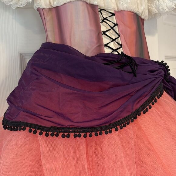 Revolution Dancewear Cinderella / Peasant Skirted Leotard Size XLC - Picture 5 of 13